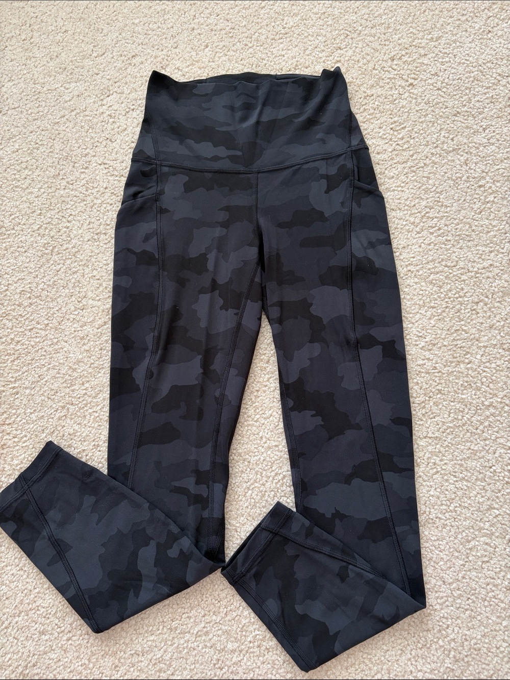 LuLuLemon Black Camo Leggings